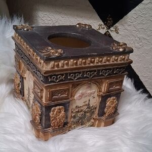 Ornate Decorative Tissue Box Cover